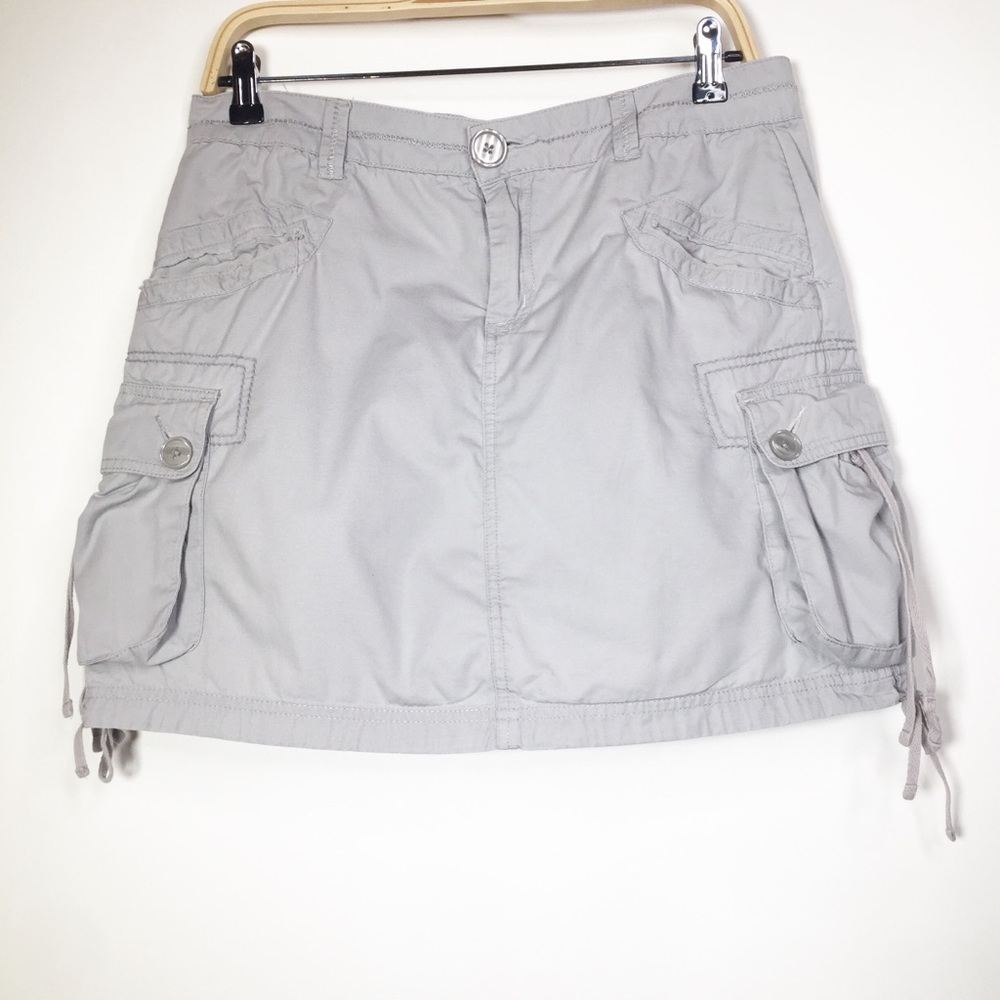 Prana Size 8 Light Grey Skirt